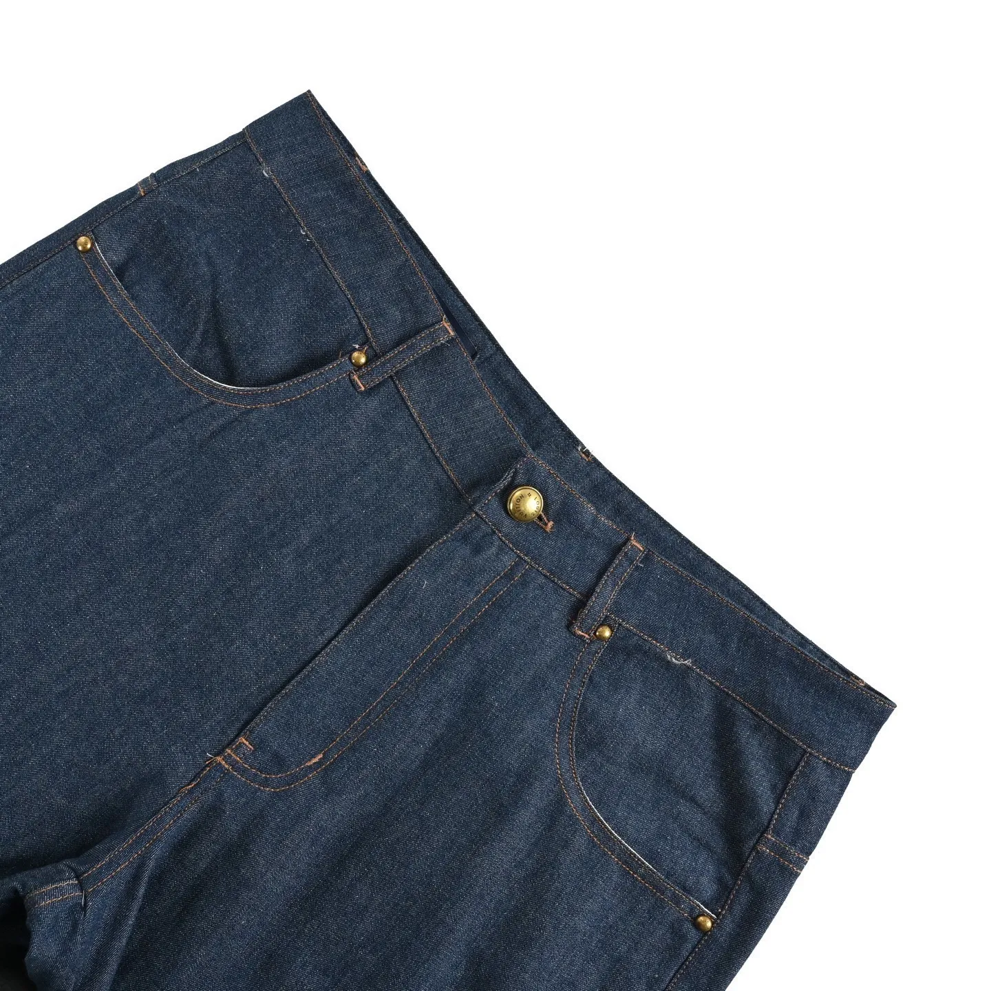 Louis Vuitton/Louis Vuitton 25ss hemp rope embroidered suit denim shorts